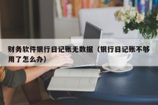 财务软件银行日记账无数据（银行日记账不够用了怎么办）