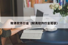 财务软件行业（财务软件行业现状）