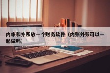 内帐和外账放一个财务软件（内账外账可以一起做吗）