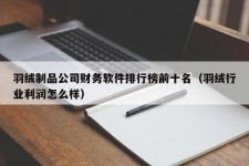 羽绒制品公司财务软件排行榜前十名（羽绒行业利润怎么样）