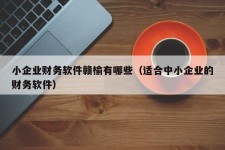 小企业财务软件赣榆有哪些（适合中小企业的财务软件）