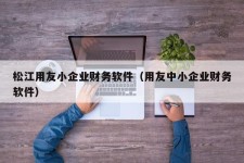 松江用友小企业财务软件（用友中小企业财务软件）