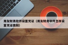 用友财务软件设置凭证（用友财务软件怎样设置凭证类别）