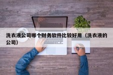 洗衣液公司哪个财务软件比较好用（洗衣液的公司）