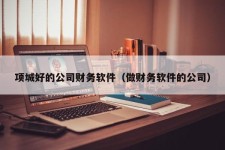 项城好的公司财务软件（做财务软件的公司）