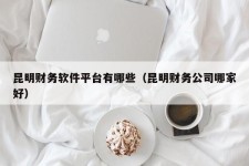 昆明财务软件平台有哪些（昆明财务公司哪家好）