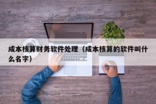 成本核算财务软件处理（成本核算的软件叫什么名字）