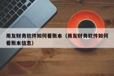 用友财务软件如何看账本（用友财务软件如何看账本信息）