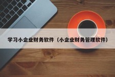 学习小企业财务软件（小企业财务管理软件）