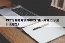 PPC行业财务软件哪款好用（财务上pp是什么意思）