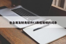 包含用友财务软件t3教程视频的词条