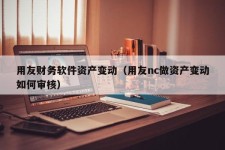 用友财务软件资产变动（用友nc做资产变动如何审核）