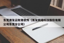 东莞用友云财务软件（用友网络科技股份有限公司东莞分公司）