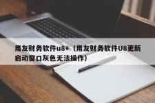 用友财务软件u8+（用友财务软件U8更新启动窗口灰色无法操作）