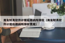 用友财务软件计提应缴纳所得税（用友财务软件计提应缴纳所得税费用）