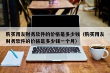 购买用友财务软件的价格是多少钱（购买用友财务软件的价格是多少钱一个月）