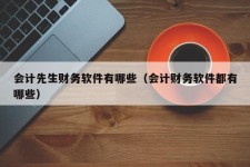 会计先生财务软件有哪些（会计财务软件都有哪些）