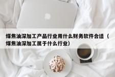 煤焦油深加工产品行业用什么财务软件合适（煤焦油深加工属于什么行业）